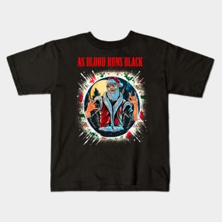 AS BLOOD RUNS BLACK BAND XMAS Kids T-Shirt